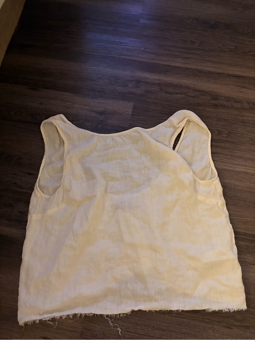 Reformation Lightweight Cream Tank Top